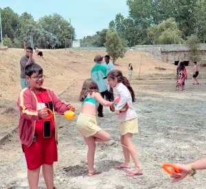 Convívio e atividade física no âmbito do Desporto Escolar na praia fluvial Ponte da Pedra