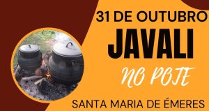 Tradicional Javali no Pote em Santa Maria de Émeres